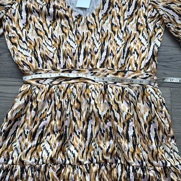 Axara Paris | Colourful splat printed flowy dress / New with tags Size M - Picture 8 of 14